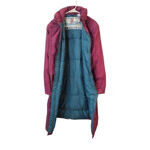 Vintage American Idea by Patrick Dean Duck Down Waterfowl Feathers Maroon size S
